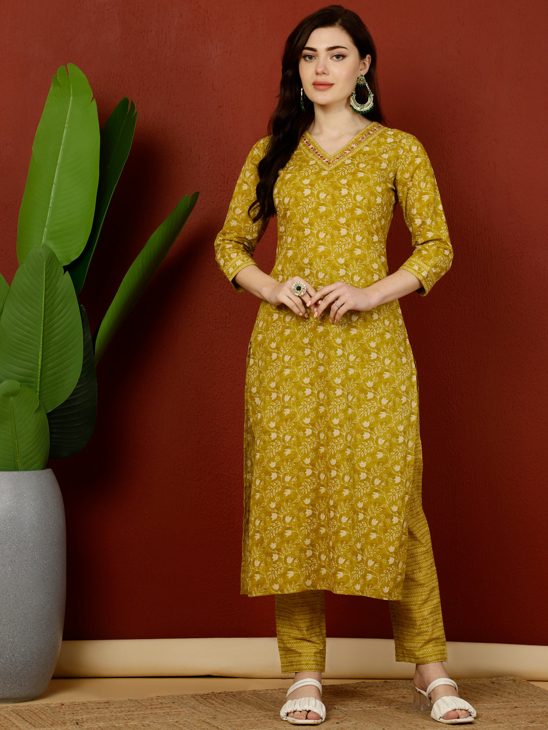 Kimayra mustard kurta – wholesale manufacturer & exporter from India