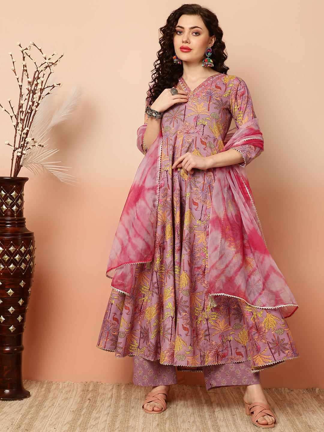 Kimayra violet kurta – wholesale supplier