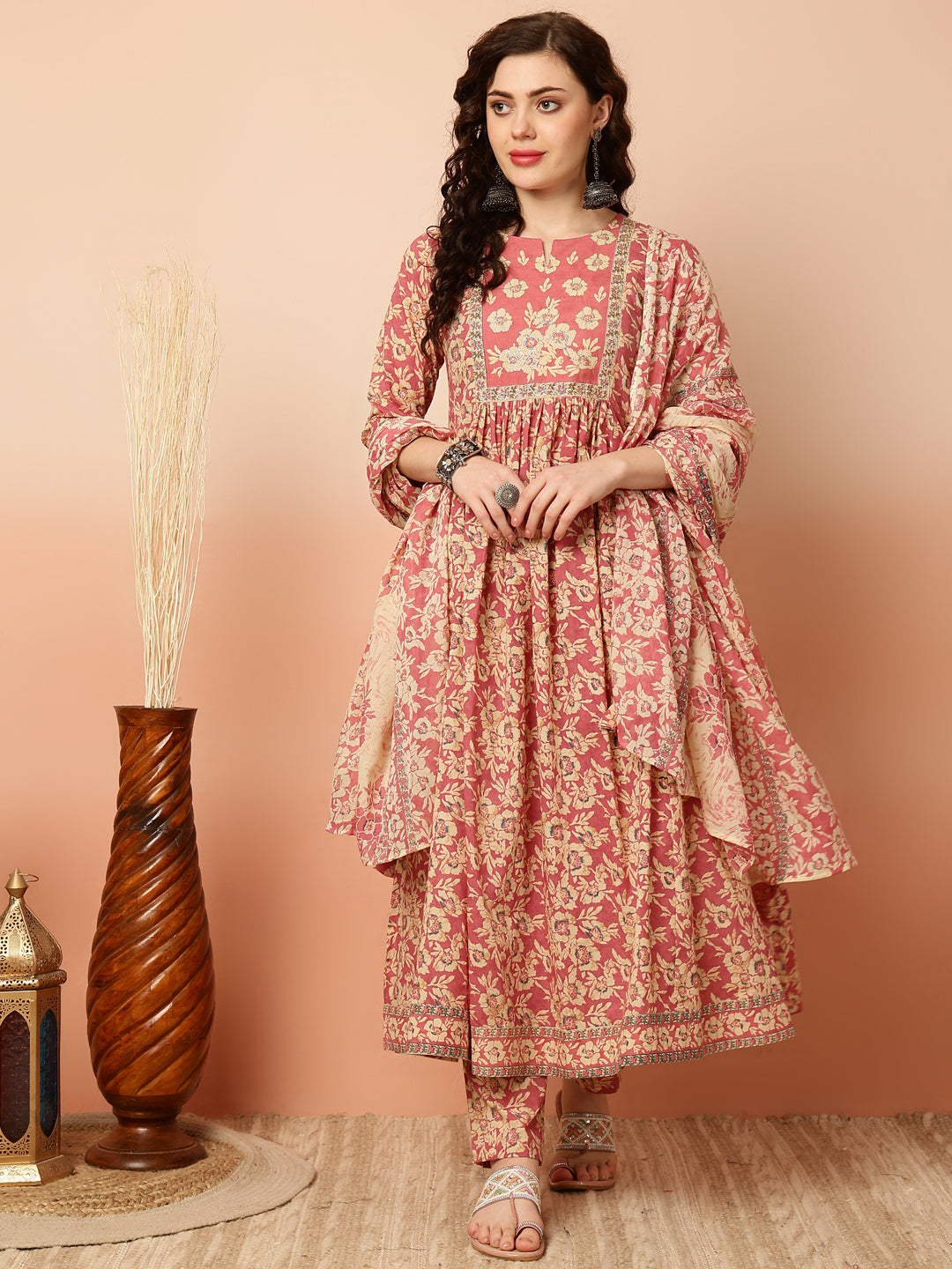 Kimayra pink kurta – wholesale manufacturer & exporter from India