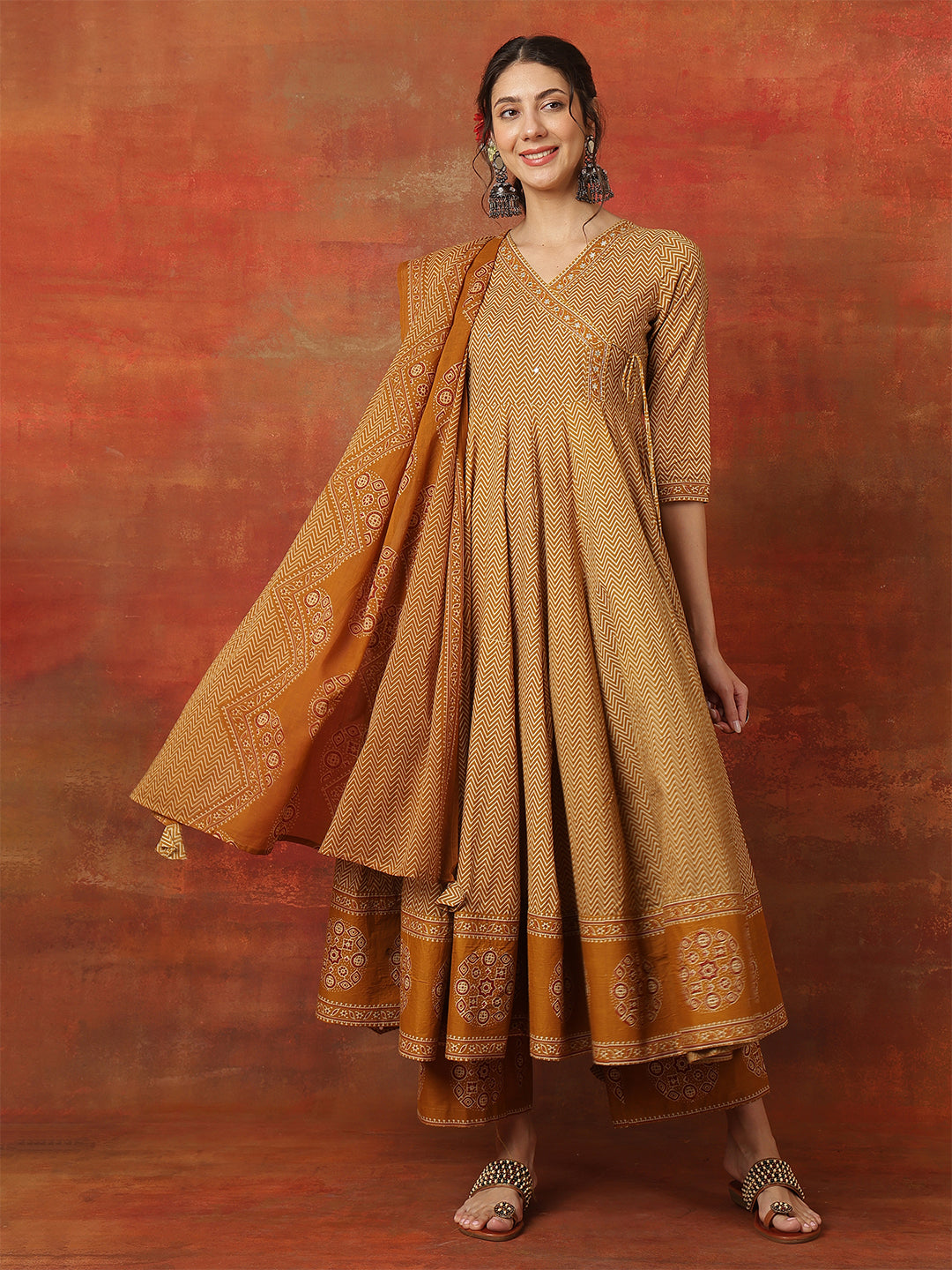 Kimayra wine cotton printed kurta – wholesale manufacturer & exporter from India